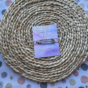 Pulseira de contas personalizável inspirada em Percy Jackson | Pulseira de fecho deslizante e ajustável
