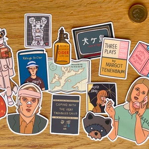 Wes Anderson Sticker Packs