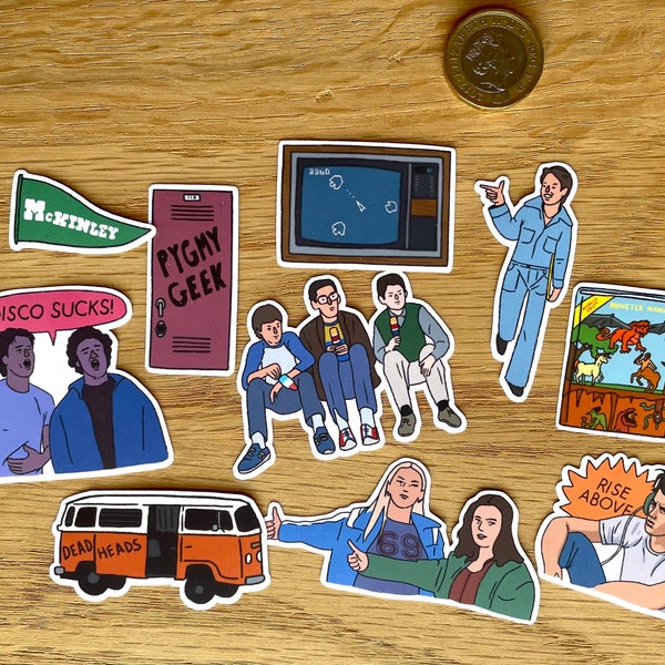 Freaks and Geeks Sticker Set