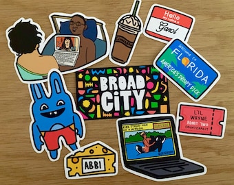 Broad City Sticker Sets