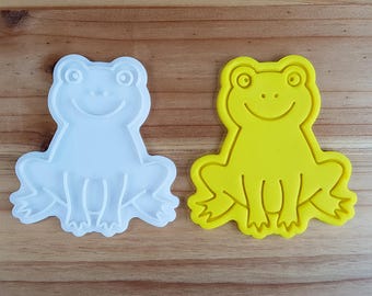 A Frog  Cookie Cutter and Stamp