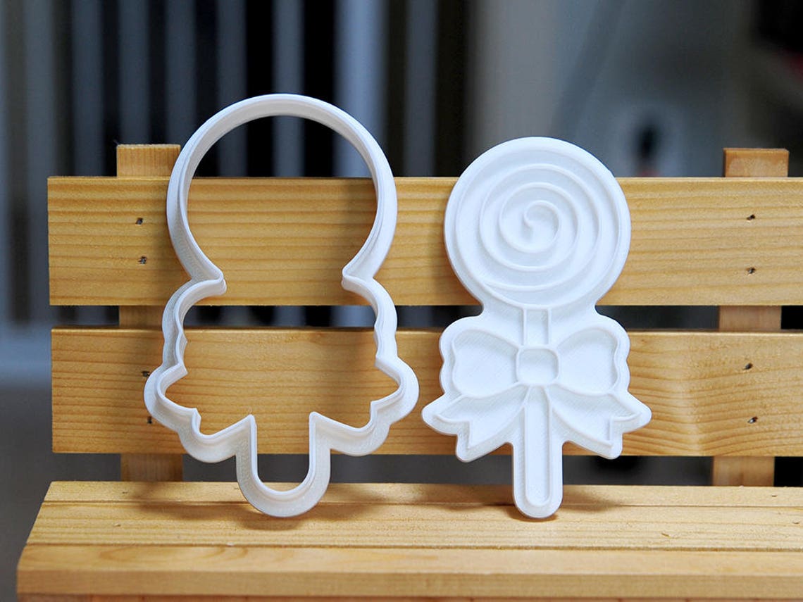 Lollipop Spiral Single Cookie Cutter and Stamp Etsy