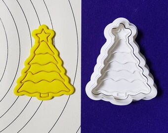 Christmas Tree Cookie Cutter and Stamp