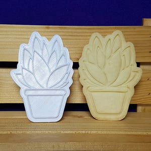 Cookie Cutter and Stamp Succulent Santorini / Succulent Cookie Cutter / Cactus Cookie Cutter image 5