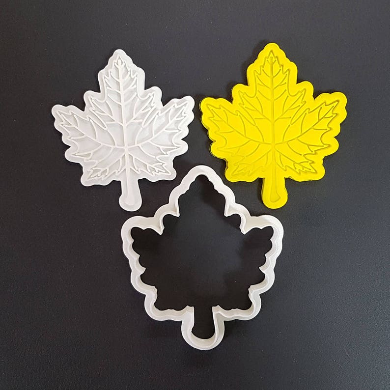 Canadian Maple Leaf Cookie Cutter and Stamp Etsy