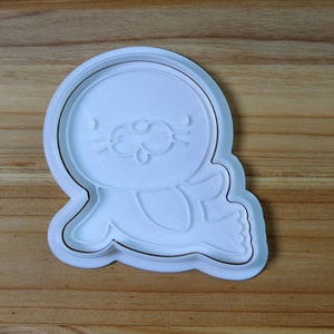 Cute Seal Cookie Cutter and Stamp Set image 3