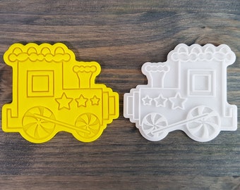 Christmas Train (Locomotion) Cookie Cutter and Stamp