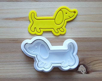 Dachshund Puppy Cookie Cutter and Stamp