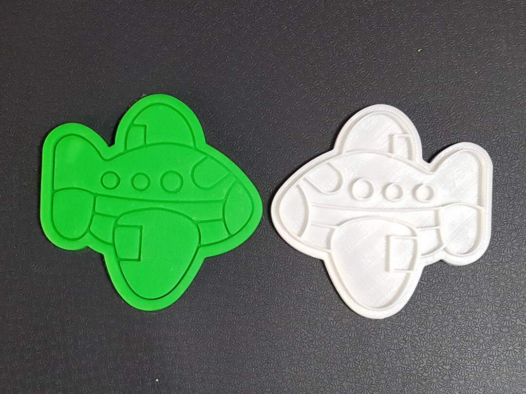 Passenger Plane Cookie Cutter and Stamp Etsy