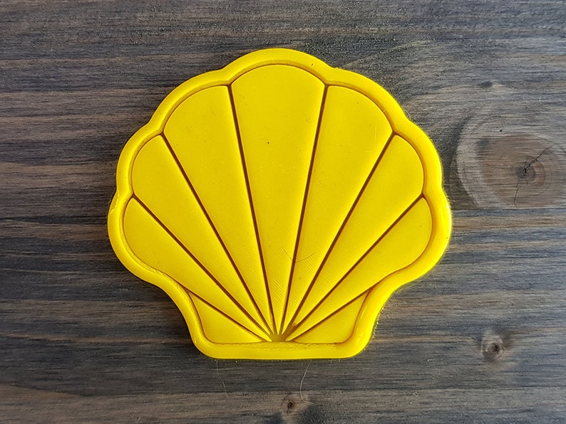 Shell Cookie Cutter and Stamp image 2