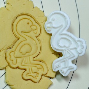 Flamingo Cookie Cutter and Stamp
