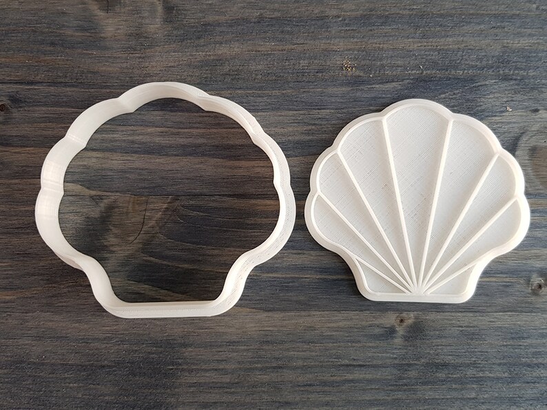 Shell Cookie Cutter and Stamp image 4