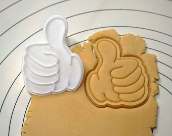 Thumb Up Cookie Cutter and Stamp