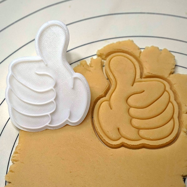 Thumb Up Cookie Cutter and Stamp