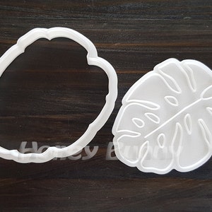 Monstera Leaf Cookie Cutter and Stamp - Etsy