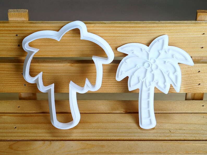 Palm Tree Cookie Cutter and Stamper Etsy