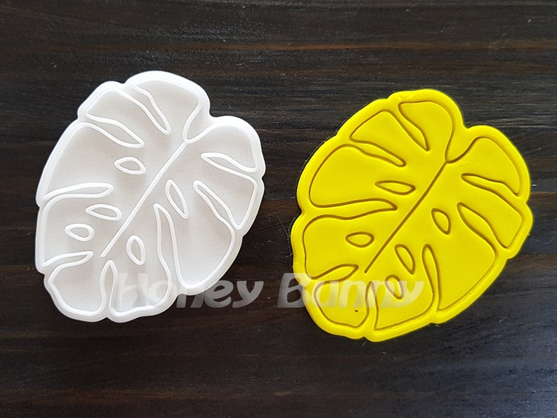 Monstera Leaf Cookie Cutter and Stamp - Etsy