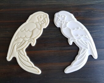 Parrot Cookie Cutter and Stamp