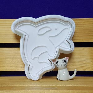 Killer Whale Cookie Cutter and Stamp image 3
