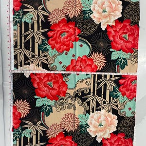 Rare Vintage OOP 2006 Alexander Henry "Lady Yang" Fabric Pieces