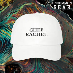 Custom Embroidered Chef Hat | Baseball Cap with Name