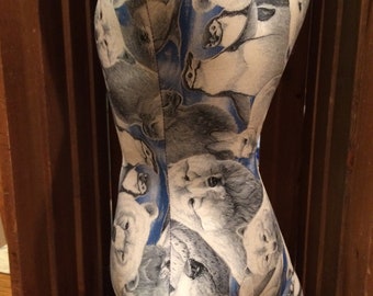 Winter Animals bone pillow