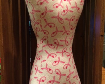 Breast Cancer Awareness bone pillow