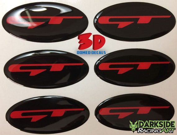 Auto Chrome black GT for 2017 Stinger Emblem Badge Sticker