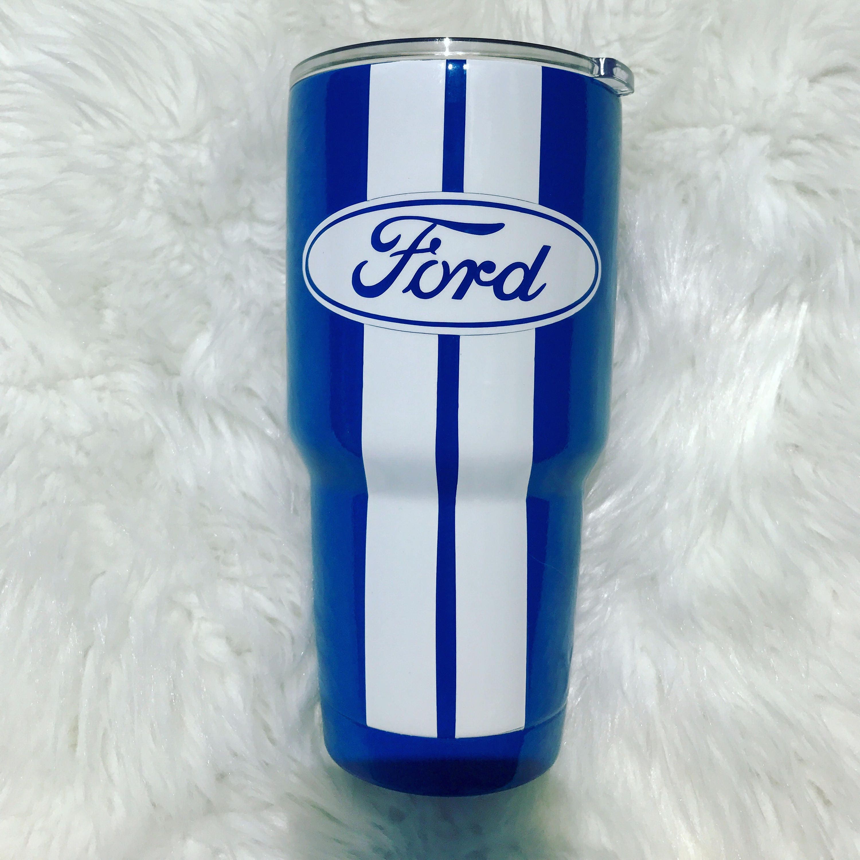 Ford themed yeti Etsy