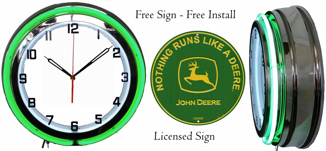 Popular John Deere Wall Clocks Are Sure Fire Gifts For Guys Home