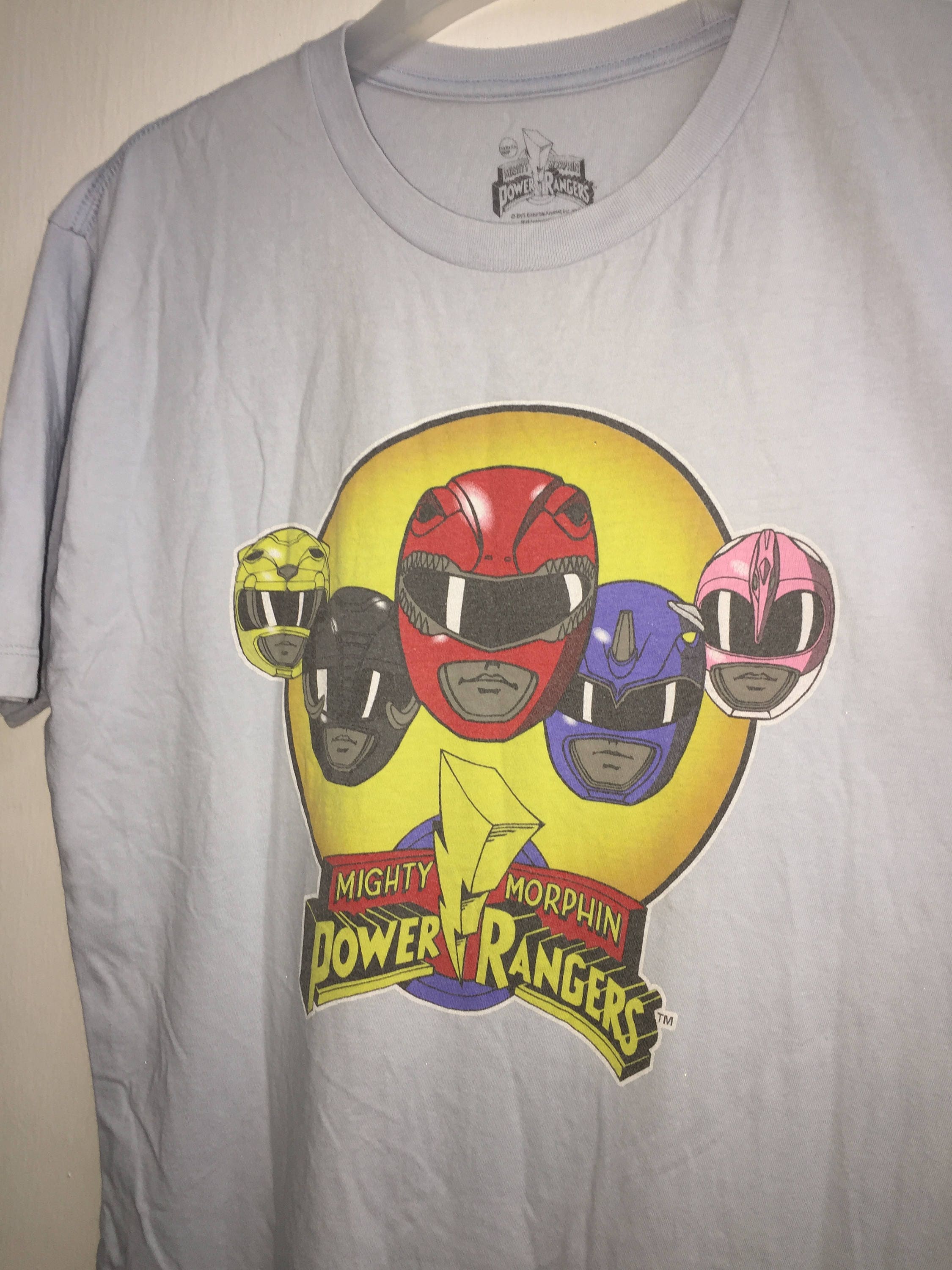 8 Vintage Power Rangers TShirt Mighty Morphin Line Up Etsy