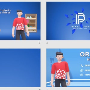 3D Animated Power Point Template PPT Video