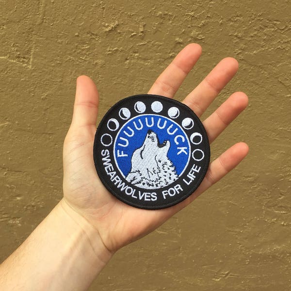 SWEARWOLVES FOR LIFE patch iron-on