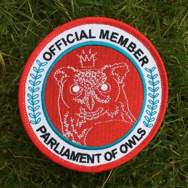 PARLIAMENT OF OWLS patch