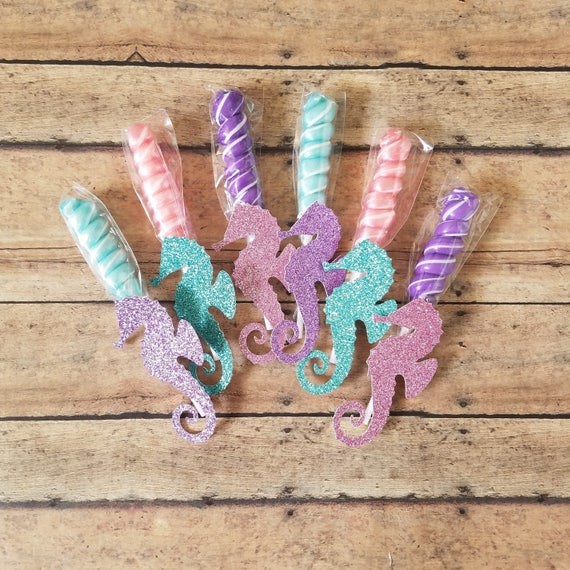 mermaid baby shower party favors