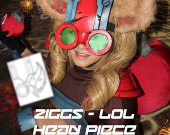 Ziggs | Head Piece | Cosplay Template