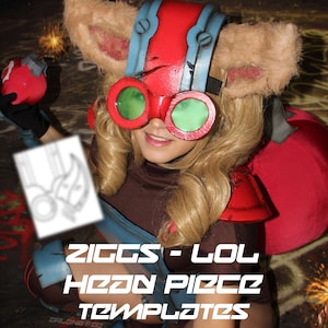 Ziggs | Head Piece | Cosplay Template