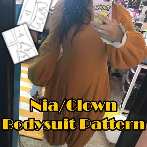 Nia | Clown Bodysuit Pattern + Write-Up