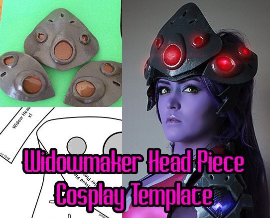 th?q=2023 Widowmaker Helmet, OW Widowmaker Cosplay, Widowmaker Lightup  Wearable Helmet, Video Game Prop Replica paint a 