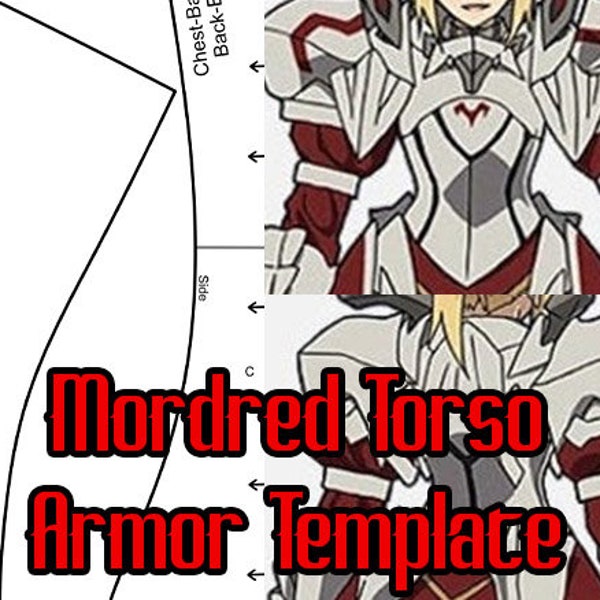 Mordred Torso/Chest Armor Template