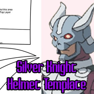Silver Knight Helmet | Cosplay Template