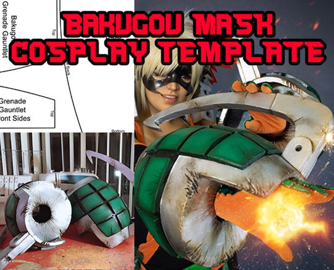 Baku Gou Grenade Gauntlets Template - Etsy