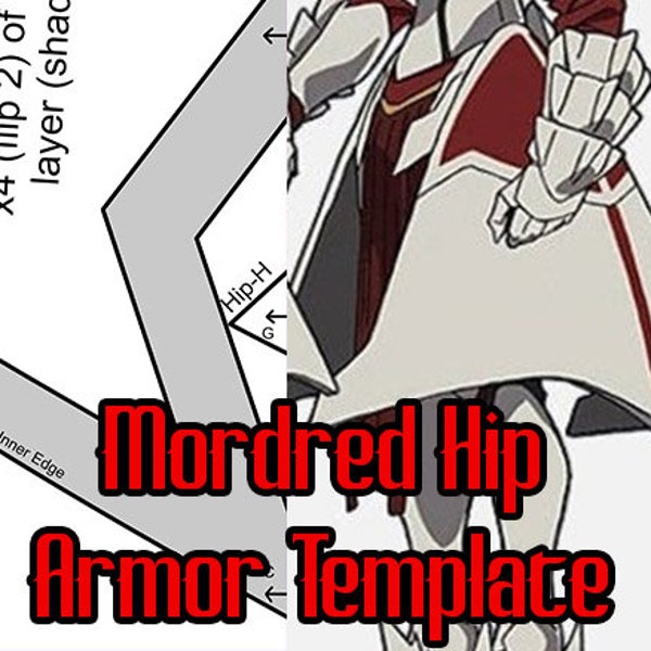 Mordred Hip Armor Template