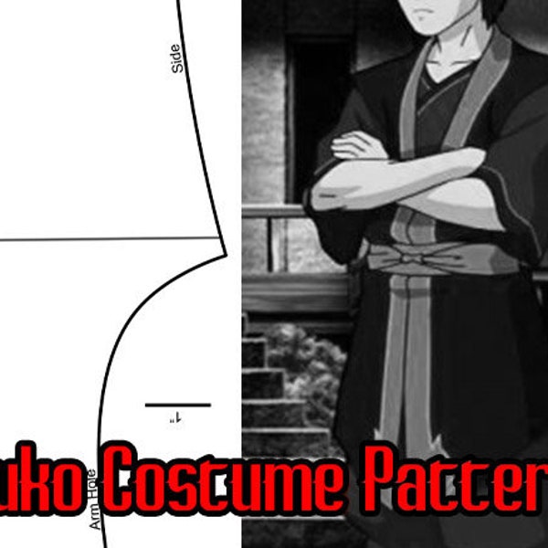 Fire Nation Prince (Book 3) Cosplay Pattern