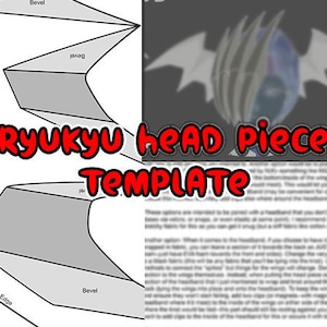 Dragon Claw & Wings Headband Template