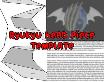 Dragon Claw & Wings Headband Template