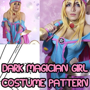 Dark Magician Girl Costume Pattern + Write-Up