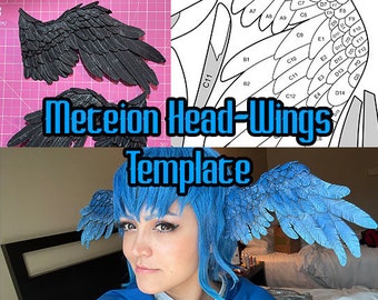 Starbird Head Wings Cosplay Template