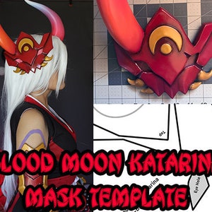 Blood Moon Katarina Mask Template