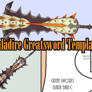 Paladire Greatsword Template | Monster Hunter World